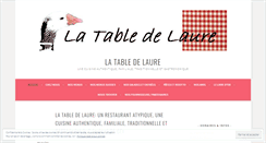Desktop Screenshot of latabledelaure.com