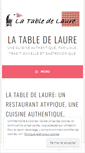 Mobile Screenshot of latabledelaure.com